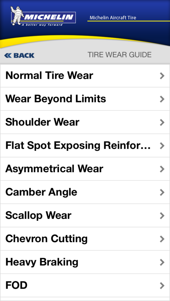 Tire Inspection Guide Michelin Aircraft Tire Inspection App
