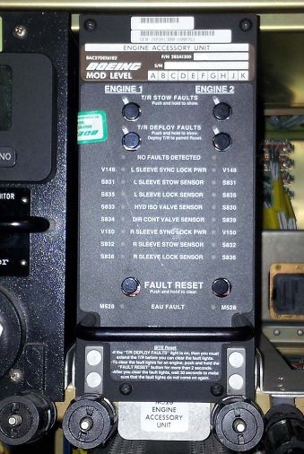 thrust reverser control unit